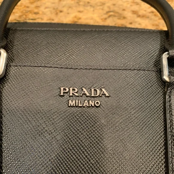 Prada saffiano briefcase